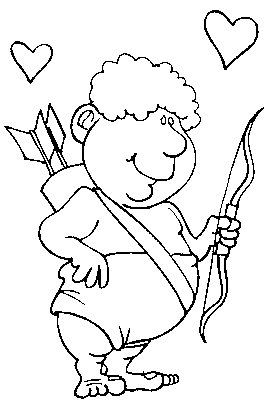 Drawing 2 from Valentine's day coloring page to print and coloring