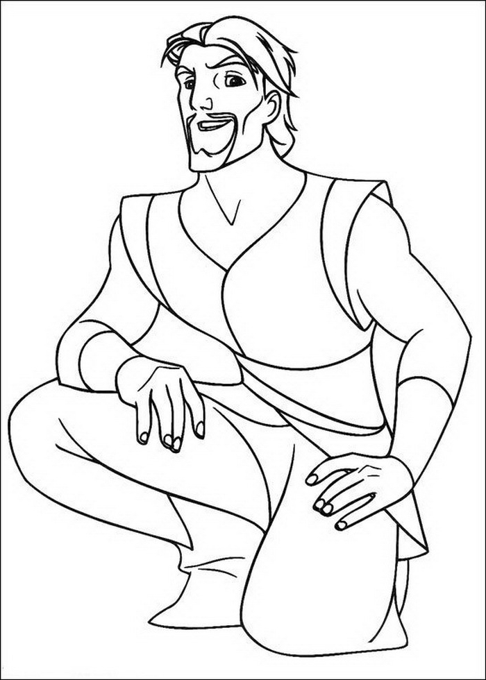 Sinbad   coloring page to print and coloring - Drawing 1
