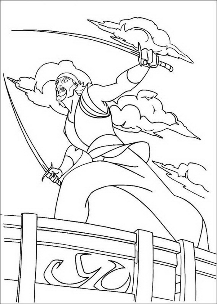 Sinbad   coloring pages to print and coloring - Drawing 6