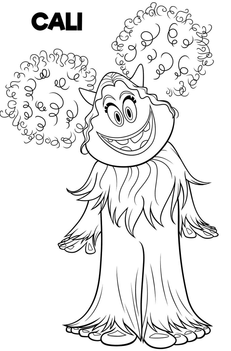 Smallfoot coloring page to print and coloring - Drawing 3