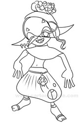 Splatoon coloring page