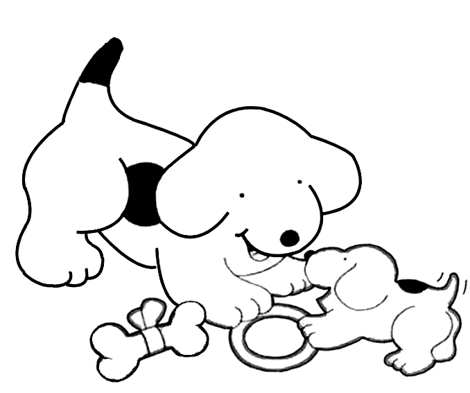 Drawing 4 from Spotty coloring page to print and coloring