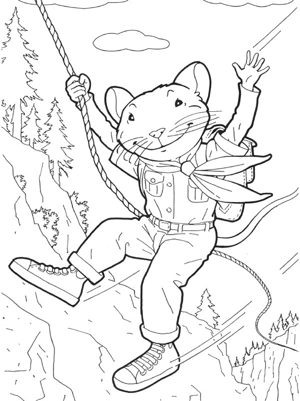Stuart Little   coloring page to print and coloring - Drawing 3