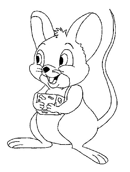 Drawing 22 from Mice coloring page to print and coloring