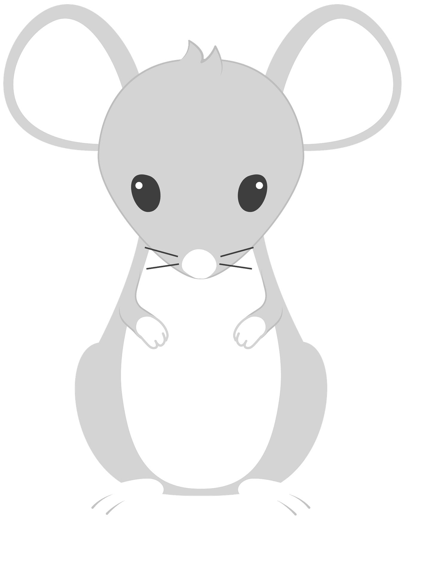 Disegno da colorare di un topo