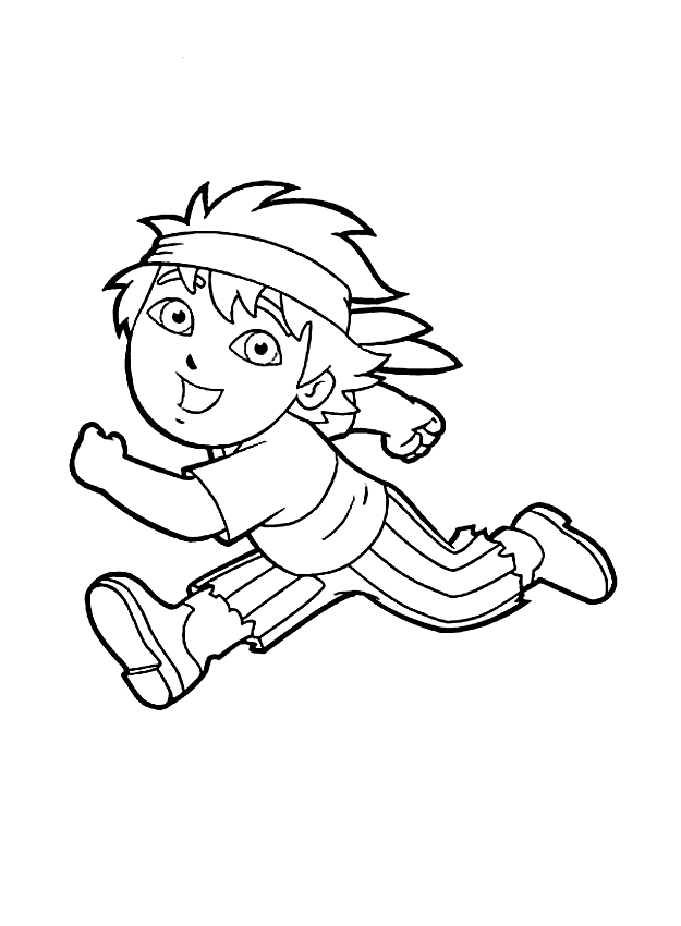 Drawing 7 from Go, Diego, Go! coloring page to print and coloring