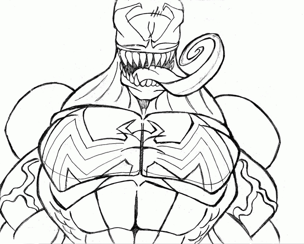 Dibujo de Venom 03 para colorear