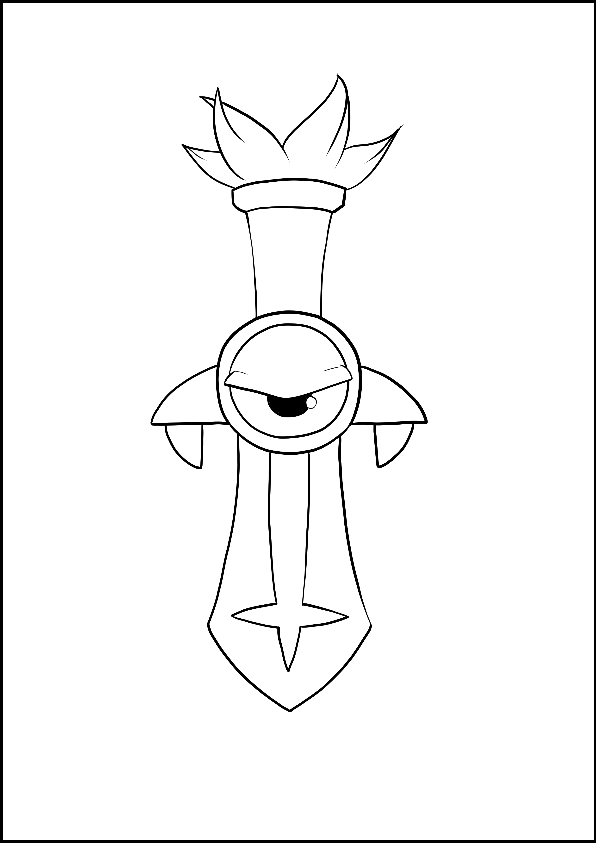 Coloriage de Rubilax de Wakfu  imprimer et colorier