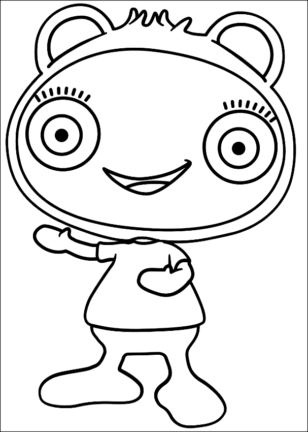 Drawing 5 from Waybuloo coloring page