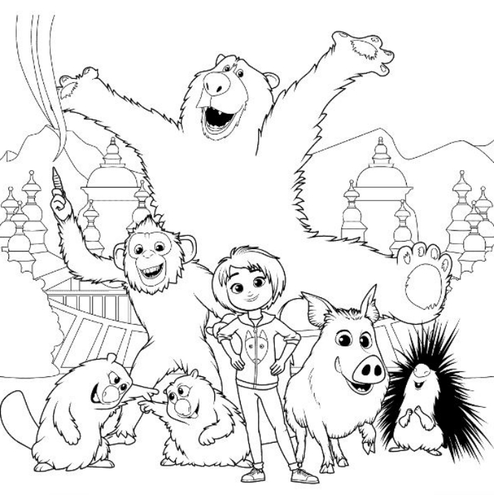   Wonder Park coloring page to print and coloring - Drawing 2