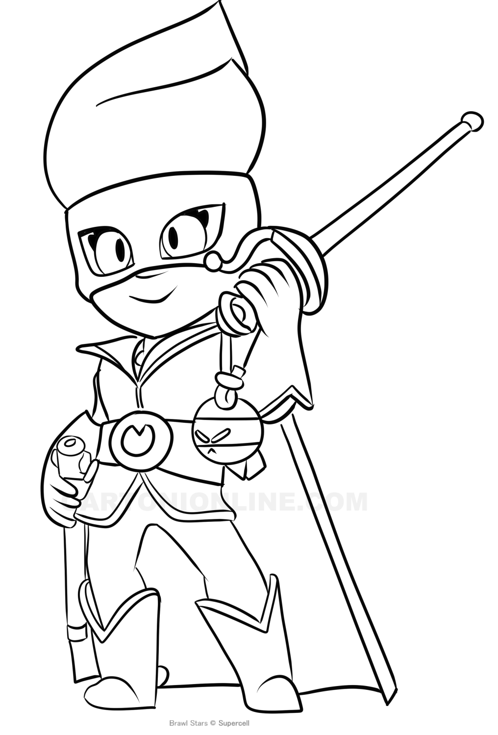 Amber Brawl Stars Coloring Pages Print A New Brawler - vrogue.co