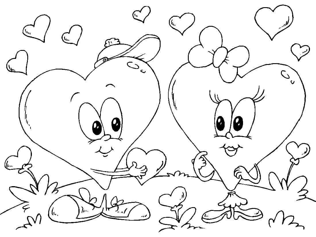 Liebe 24  coloring page to print and coloring