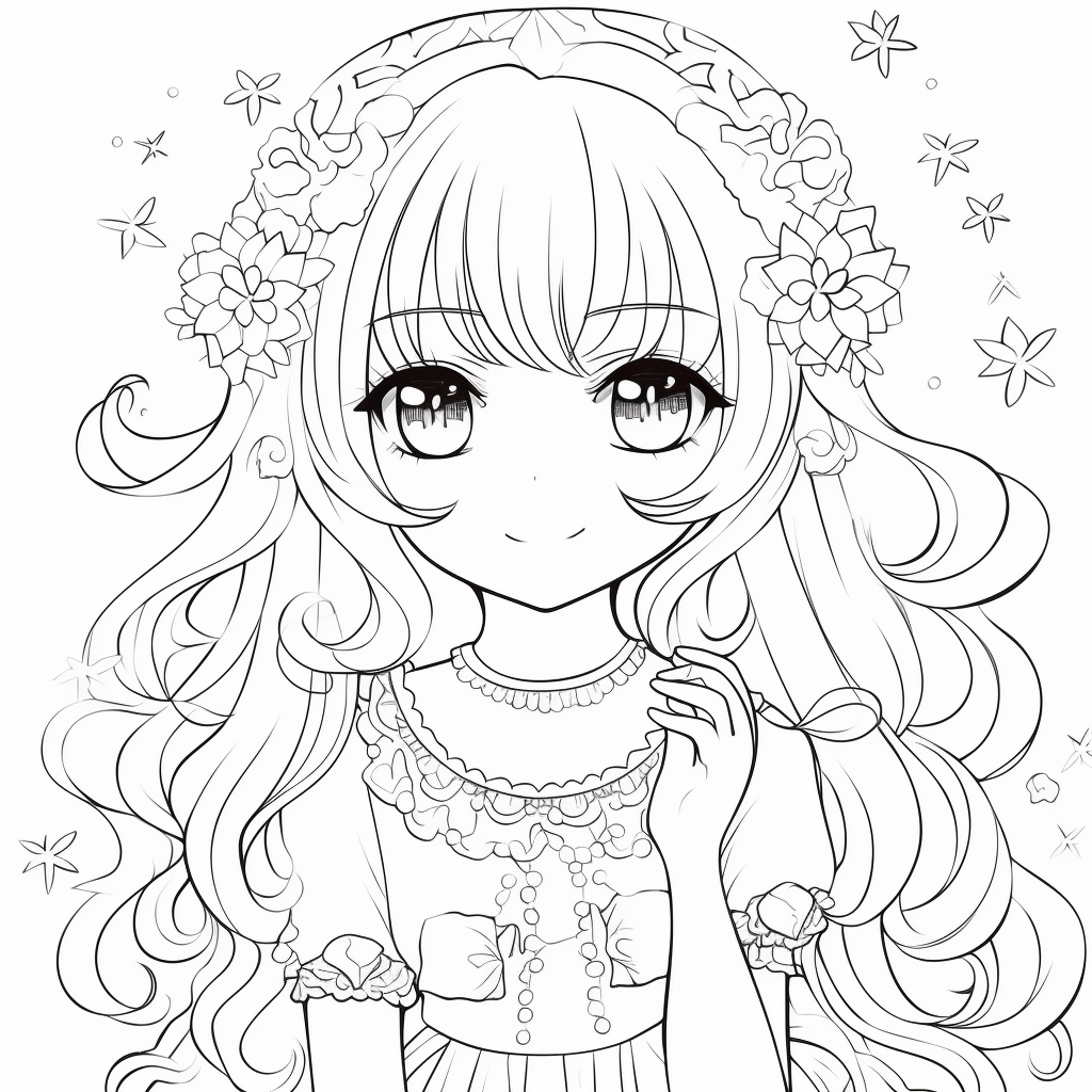 Transparent Anime Coloring Pages, HD Png Download , Transparent Png Image -  PNGitem