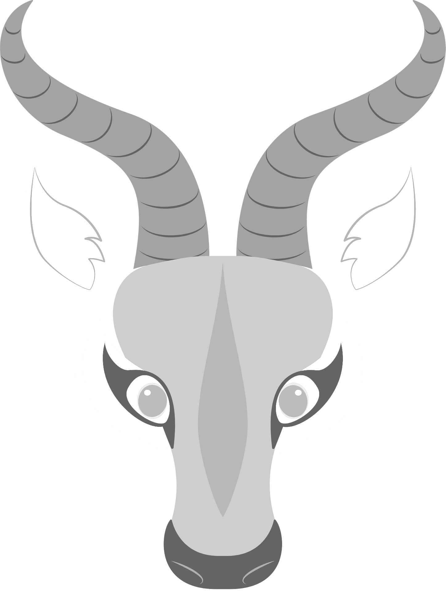 Disegno da colorare di un'antilope
