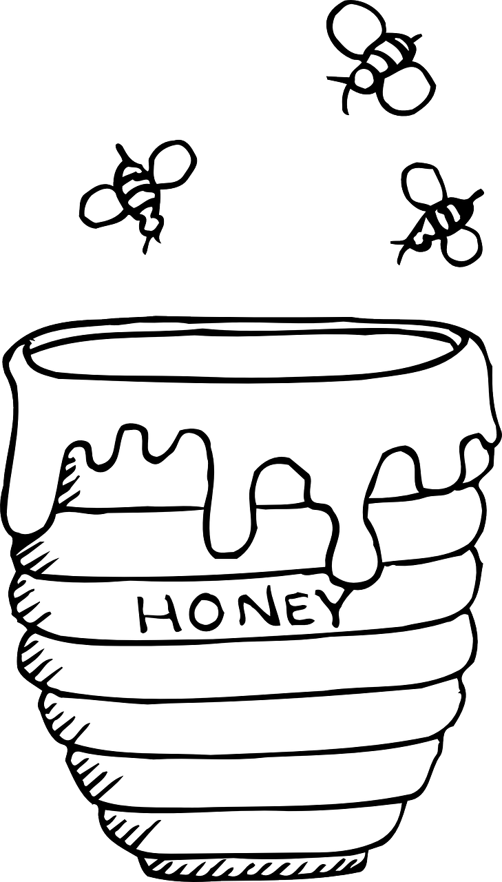 漫画風の蜂がぬかまちディセグノを描く