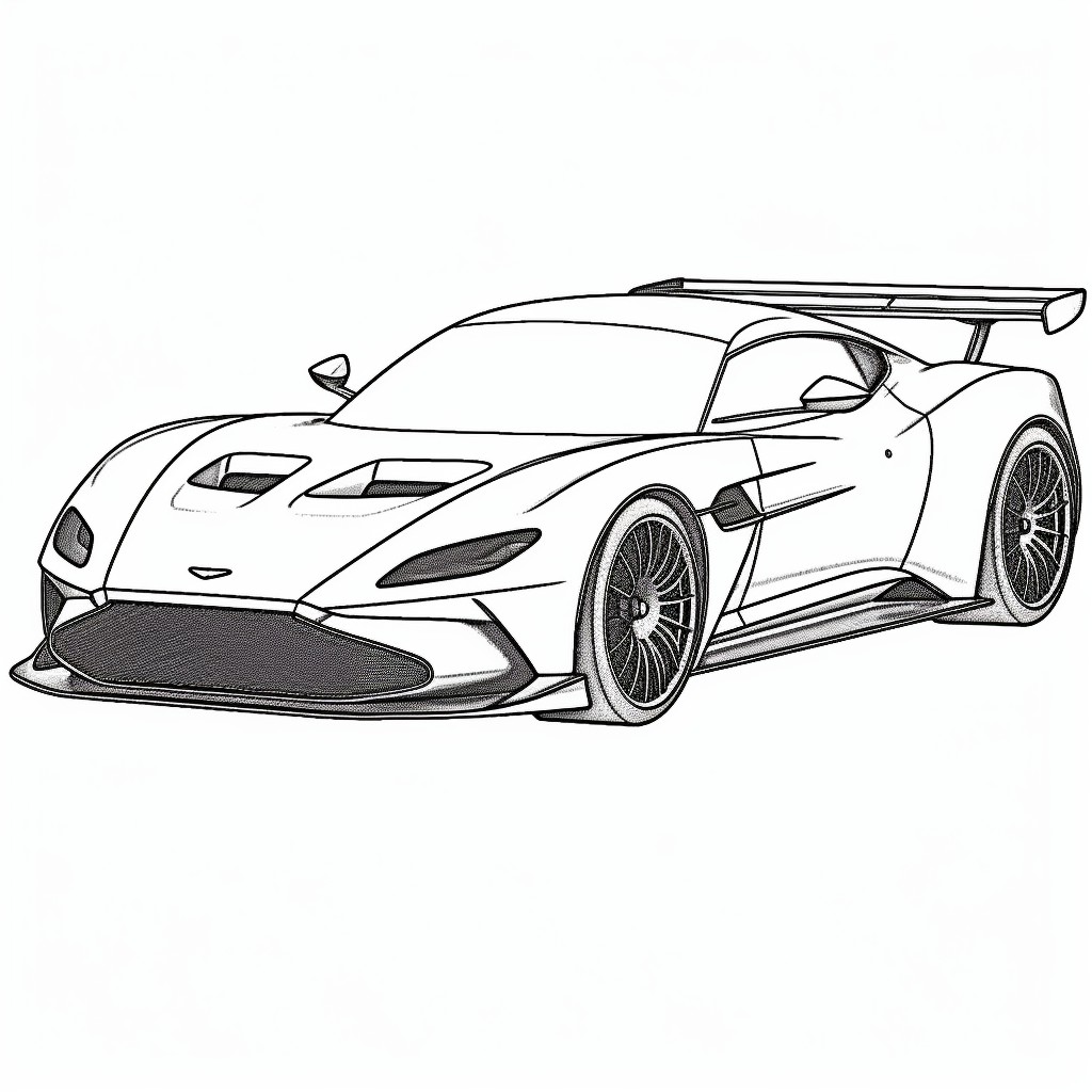 Aston Martin 07 coloring page