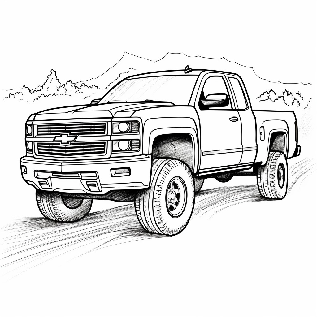 DESENHO DE PICK UP AGILE , CHEVROLET TUNADO E REBAIXADO PARA IMPRIMIR E  COLORIR GRÁTIS. - Desenhos Para Colorir