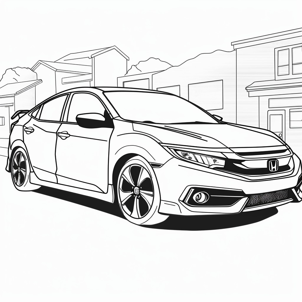 Civic Sketch  Barrie Honda