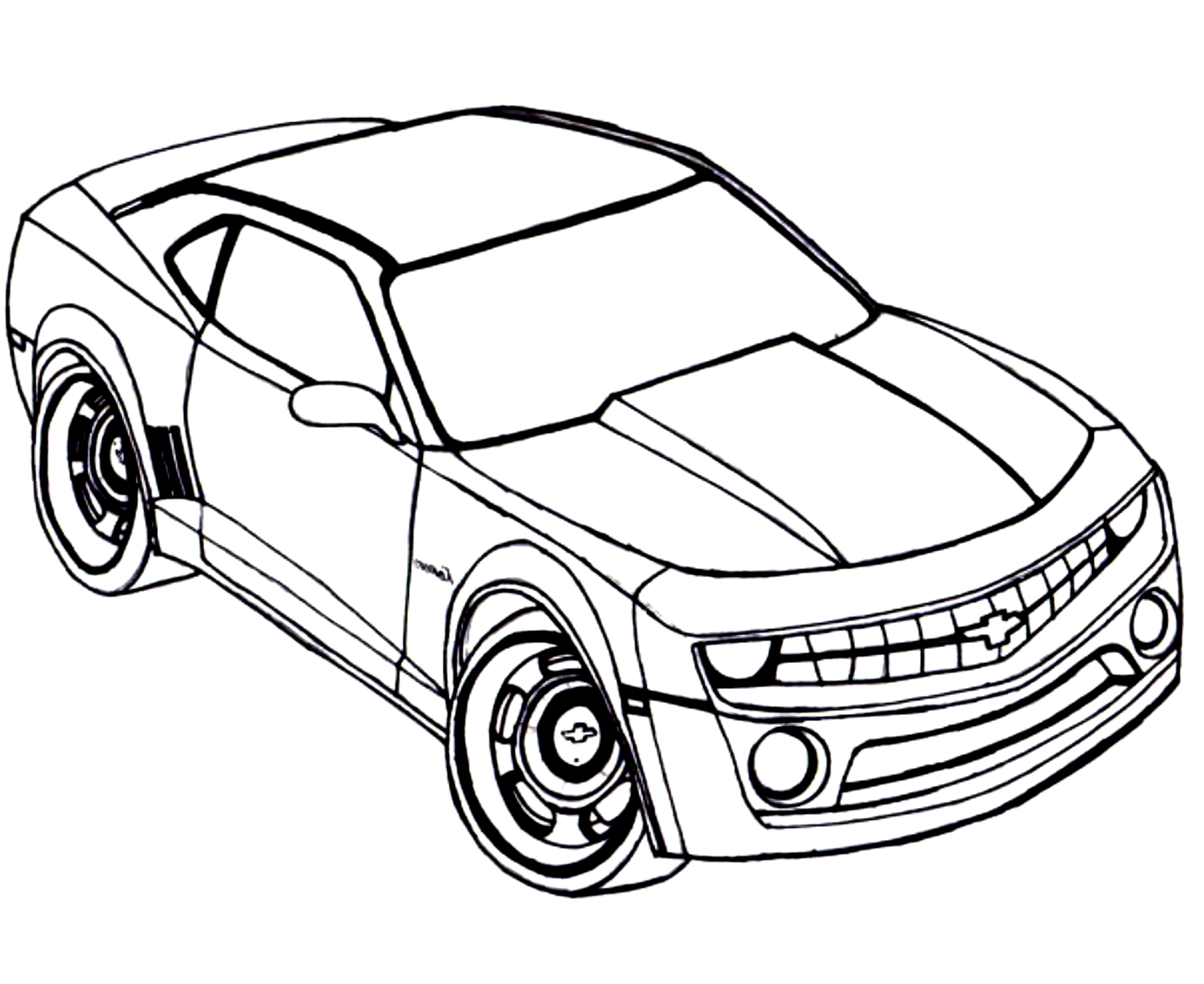 Drawing 6 from Automobiles coloring page to print and coloring