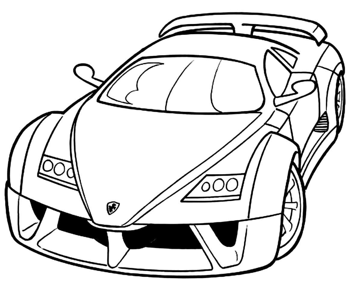 Disegno 11 di automobili da stampare e colorare