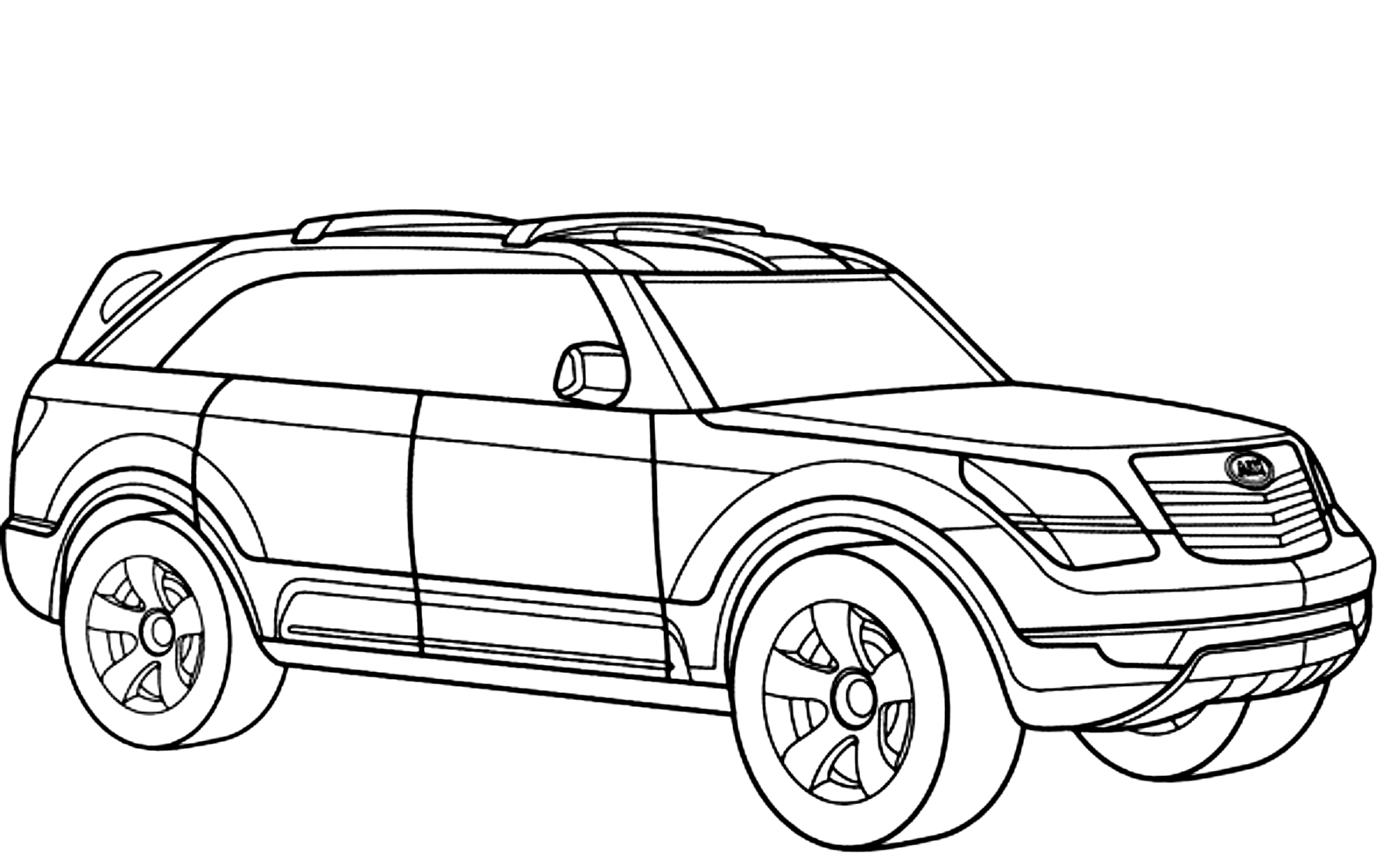 Desenho 22 de Carros para imprimir e colorir