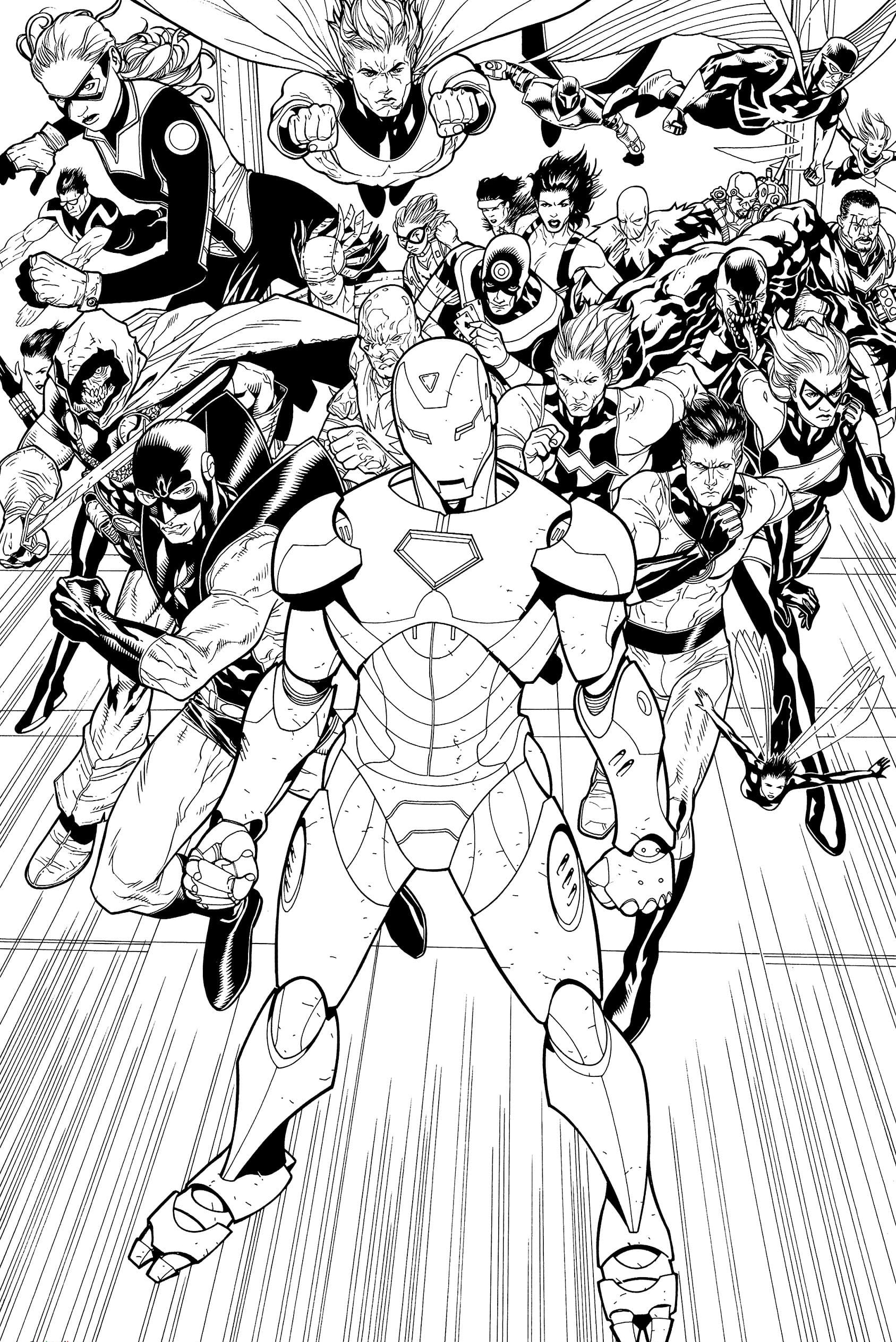 Avengers 30  coloring page to print and coloring