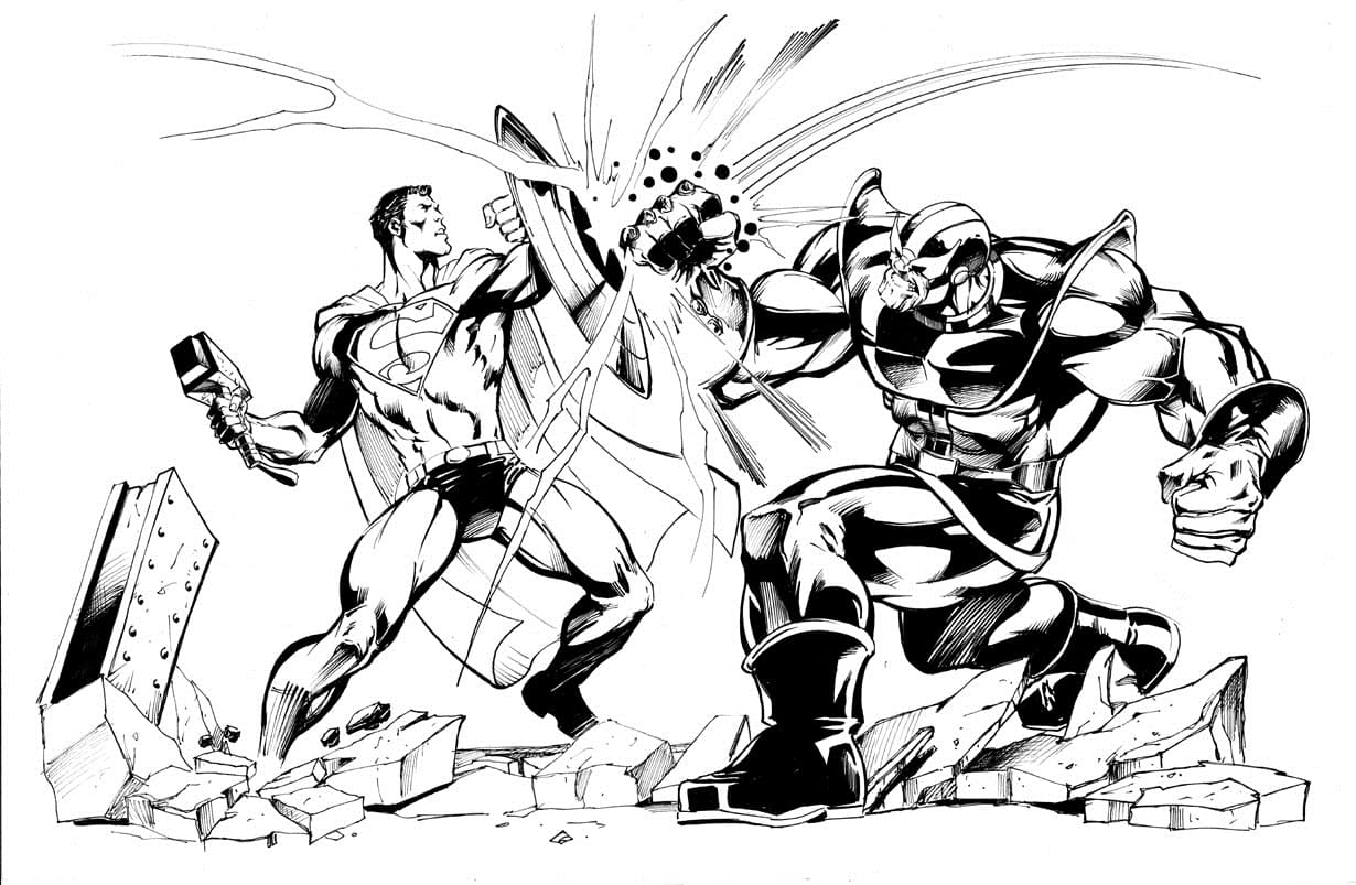 Drawing 42 of Avengers to print and color