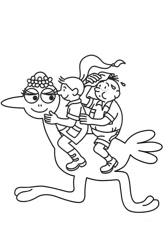 Drawing 16 from Barbapapa coloring page to print and coloring