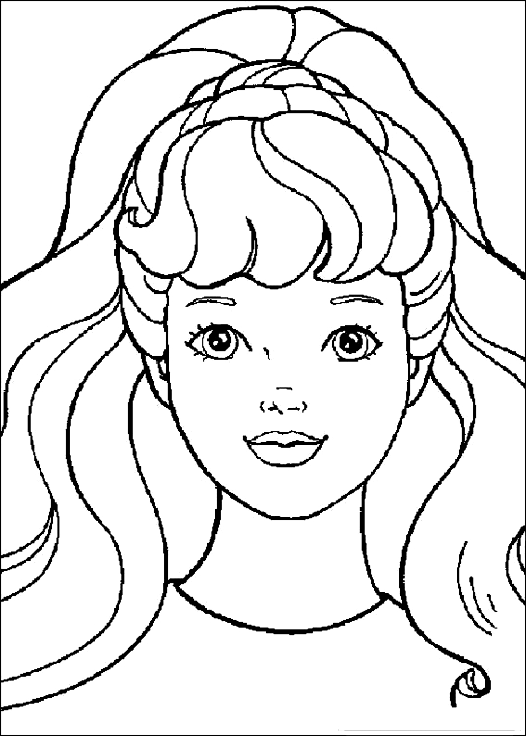 Barbie 30 Barbie coloring page to print and coloring