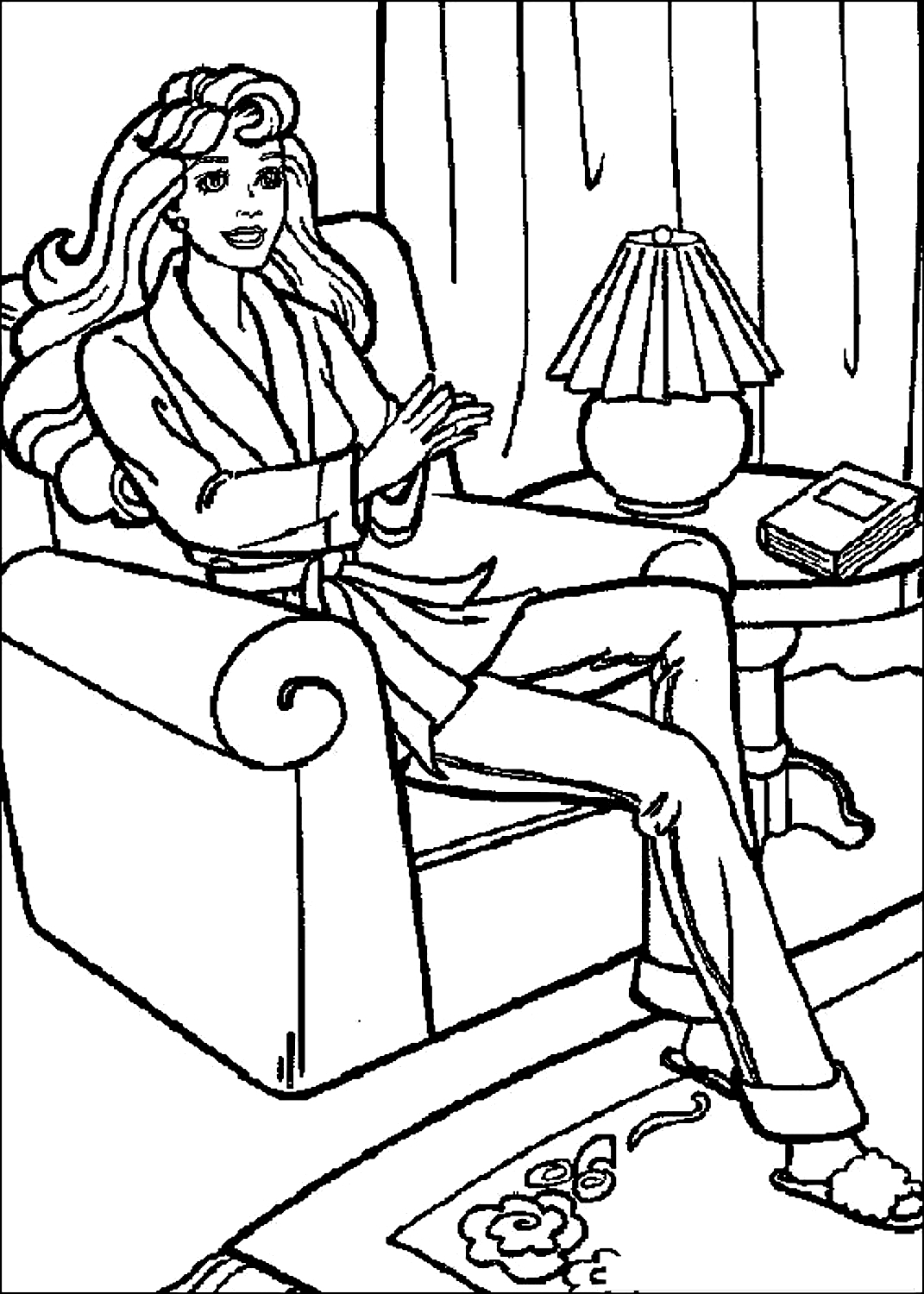Barbie 31 Barbie coloring page to print and coloring
