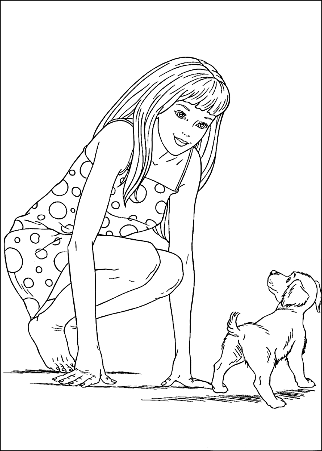 Barbie 33  coloring pages to print and coloring