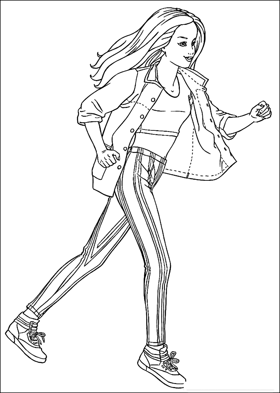 Barbie 37  coloring page to print and coloring