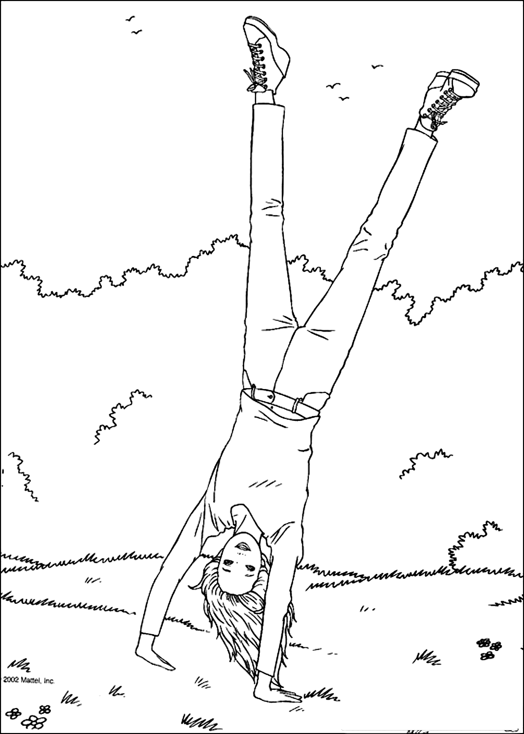 Barbie 47  coloring page to print and coloring