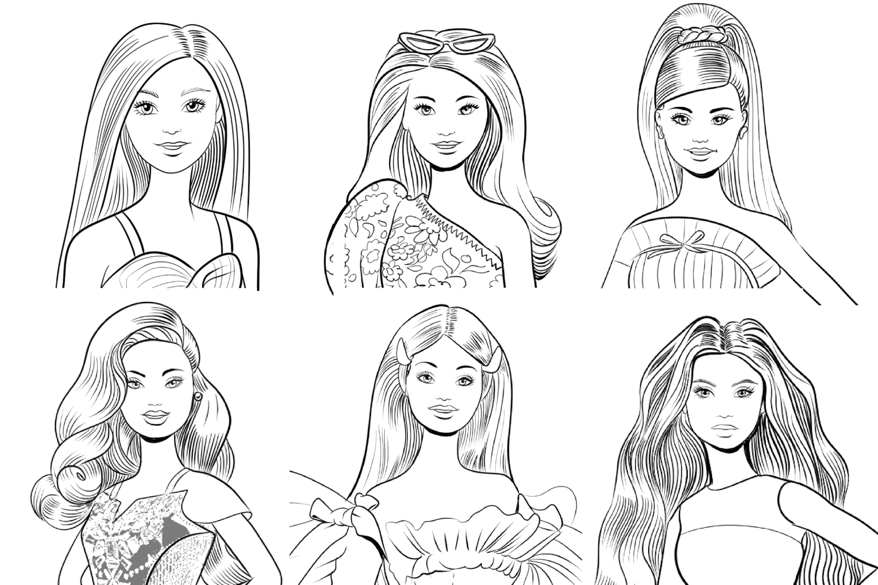 20 Attractive Barbie Coloring Pages You Can Try in 2023