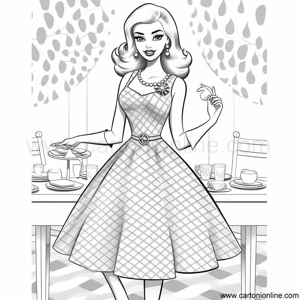 Coloriage 13 de Barbie the movie  imprimer et colorier