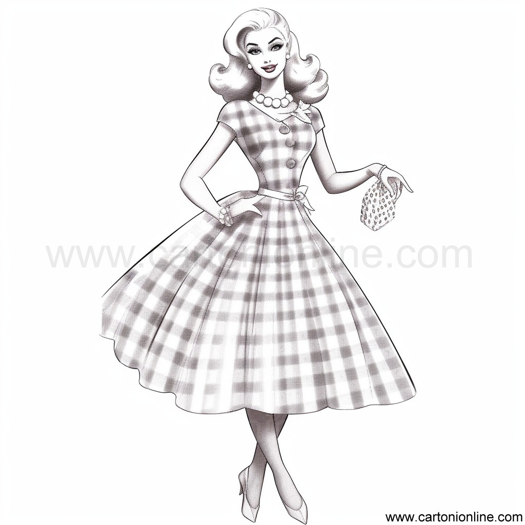 Barbie the movie 18  coloring page to print and coloring
