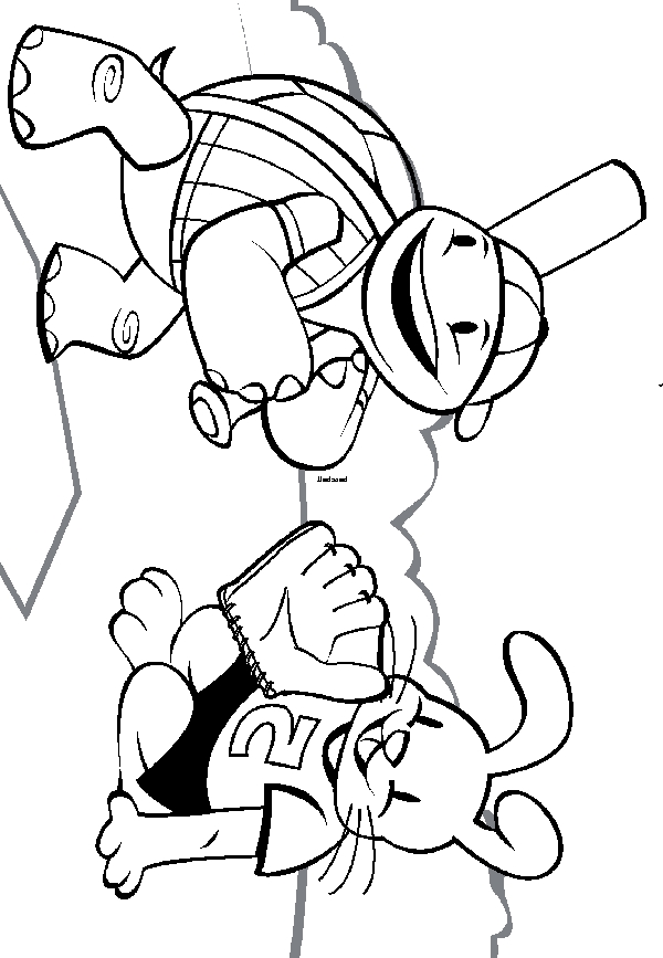 Drawing 2 from Baseball coloring page to print and coloring