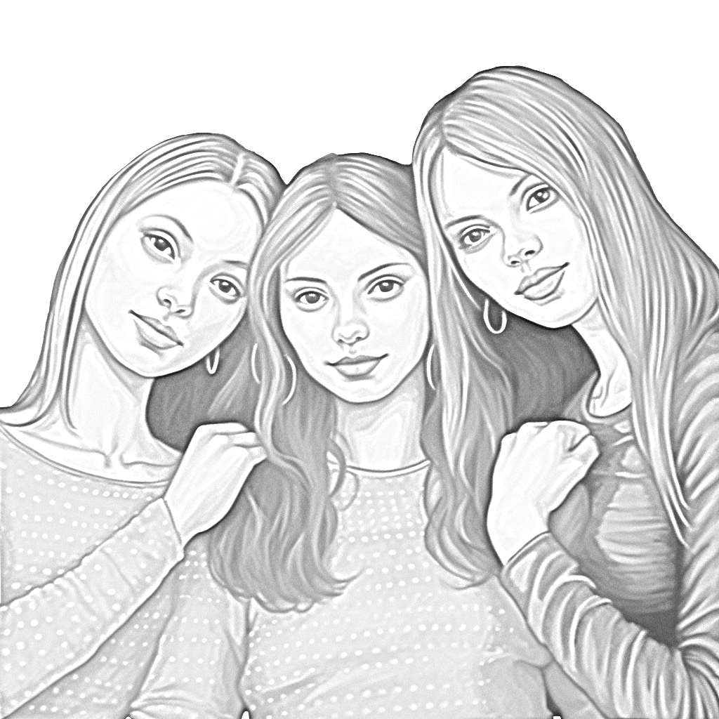 Desenho 19 de BFF (Best Friends Forever) para colorir