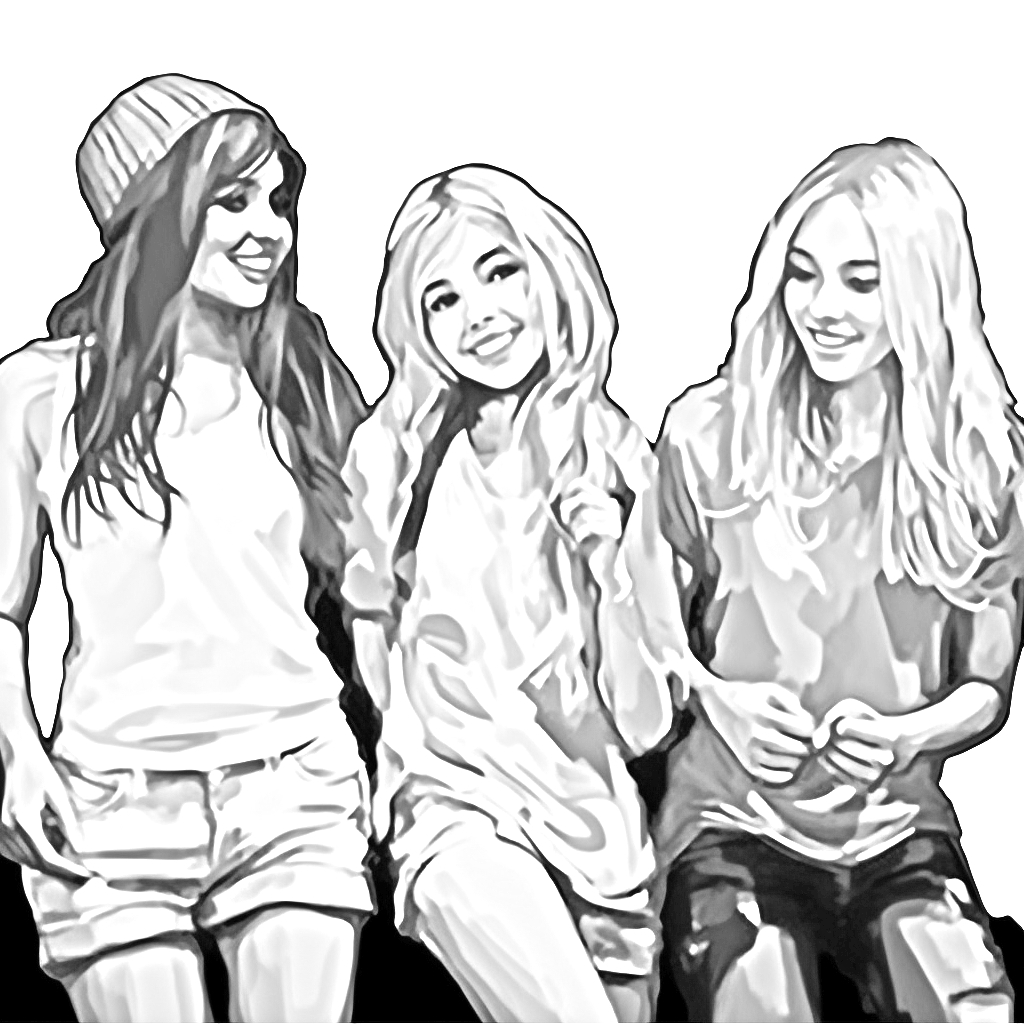 BFF (Best Friends Forever) 17  coloring page to print and coloring