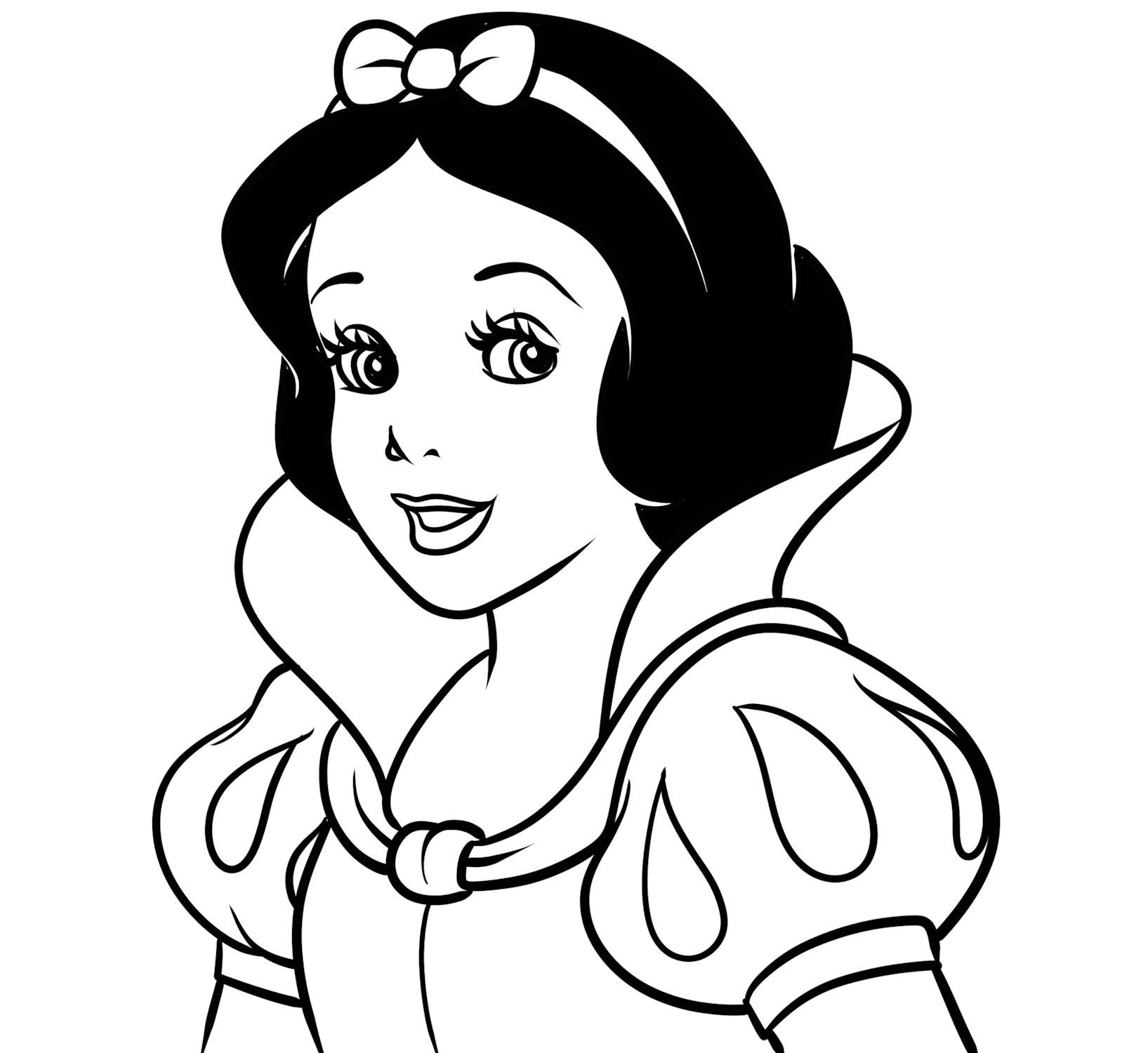 Snow White coloring page