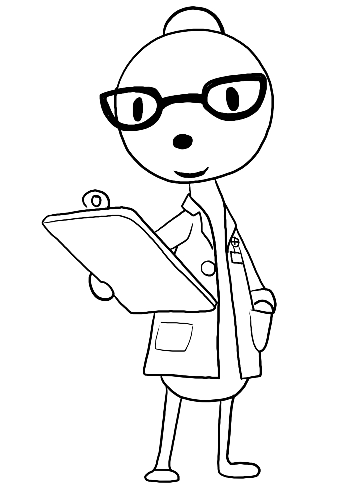 Molly from Bing coloring page to print and color