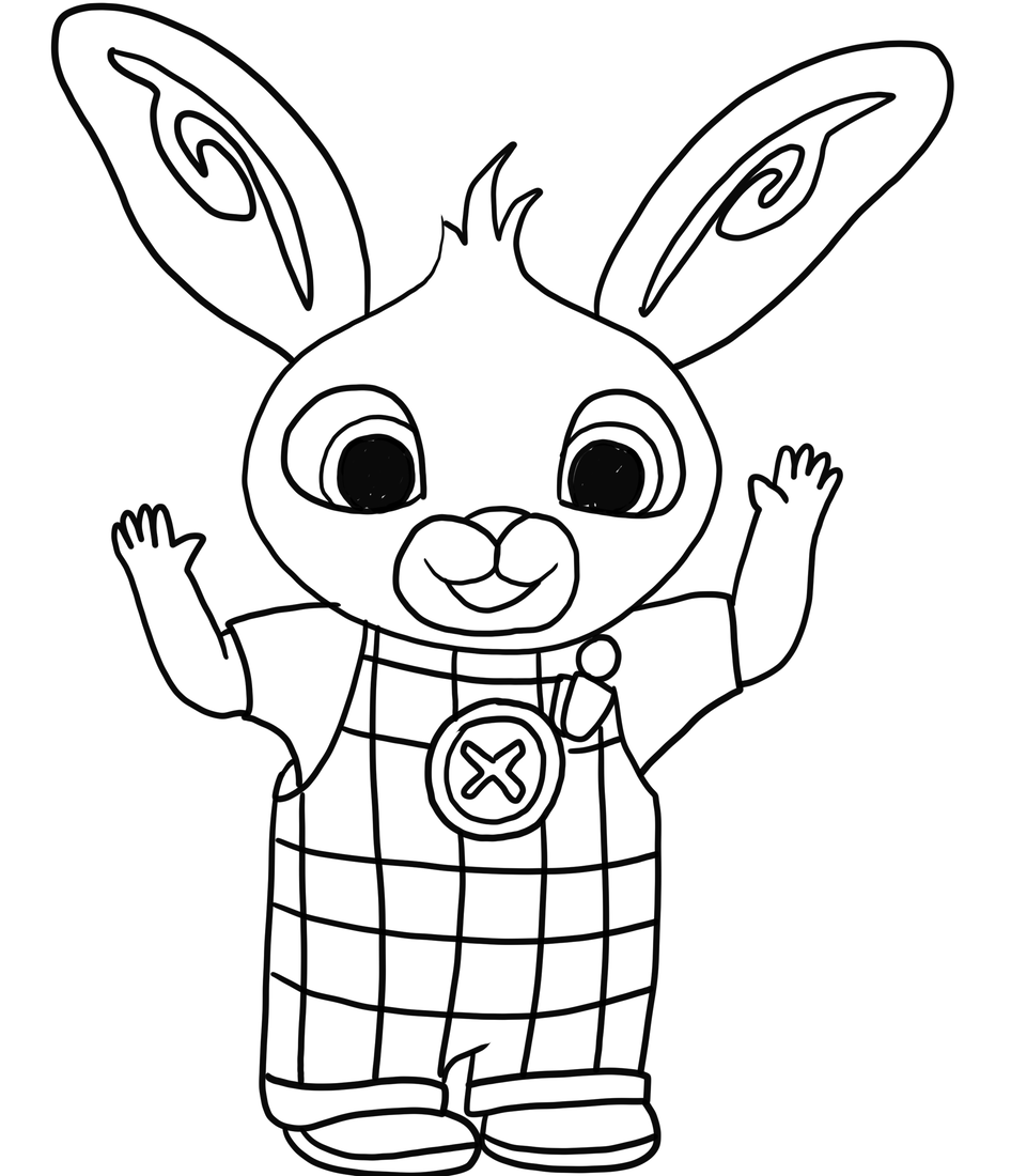 Bing coloring page