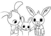 Bing the rabbit coloring pages