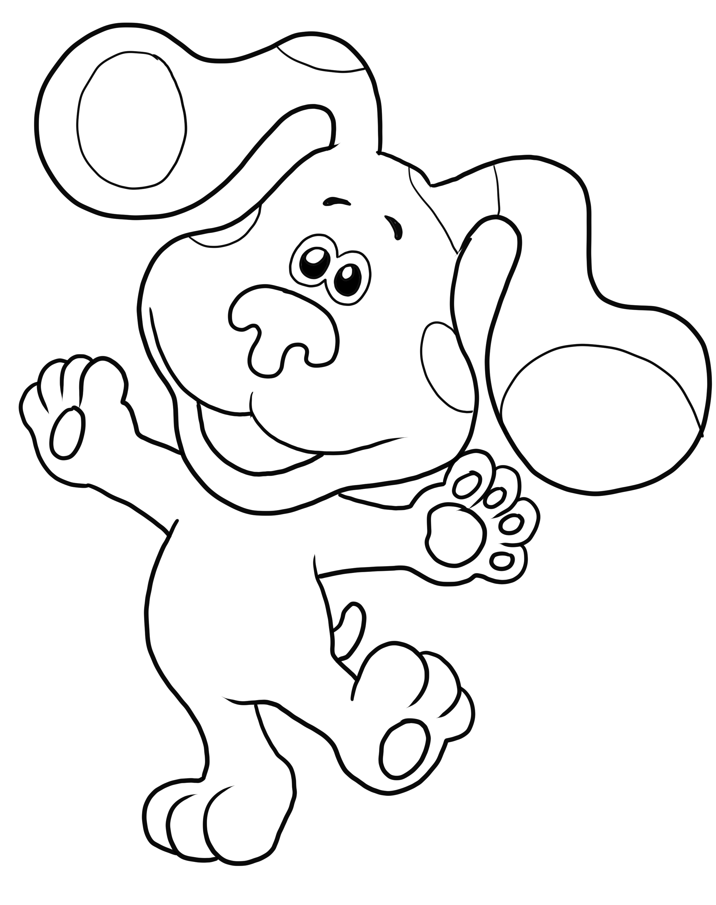 Blue's Clues 02 from Blue's Clues coloring page to print and coloring