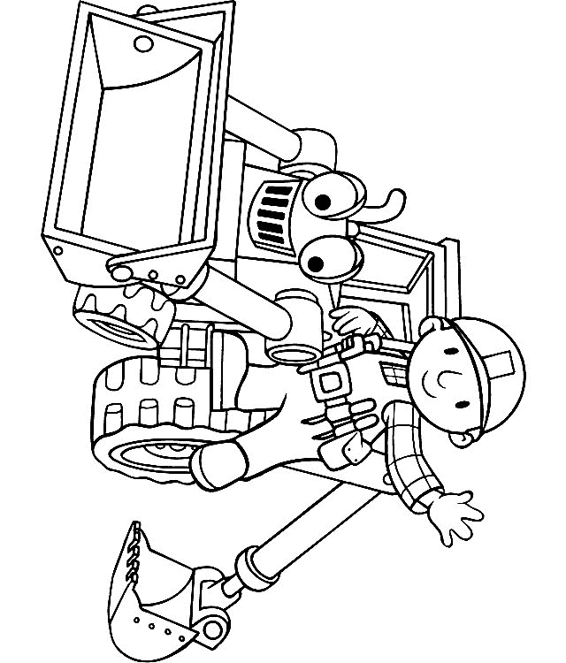 Drawing 1 from Bob the Builder coloring page to print and coloring