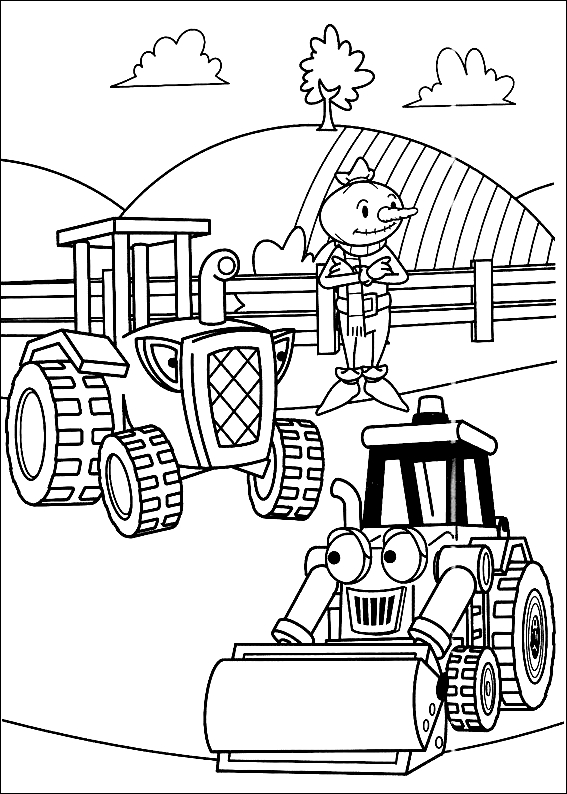 Drawing 23 from Bob the Builder coloring page to print and coloring