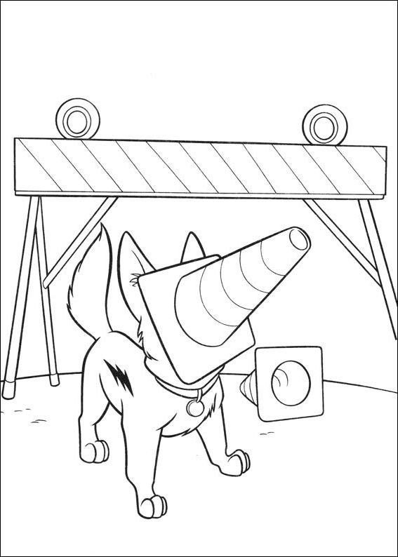 Drawing 11 from Bolt (Disney) coloring page to print and coloring