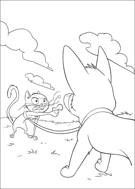 Drawing 14 from Bolt (Disney) coloring page to print and coloring
