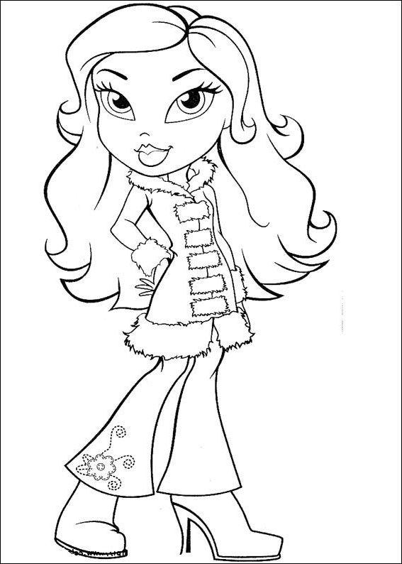 Bratz drawing 13 to print and color