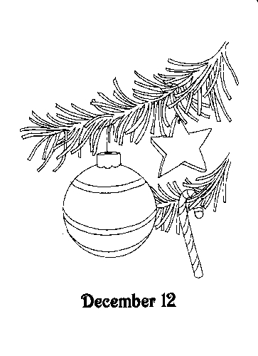 Suunnittelu 12 from Joulukalenteri vrityskuvat tulostaa ja vritt